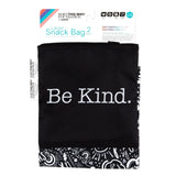 Reusable Snack Bag, Large 2-Pack: Be Kind - Bumkins