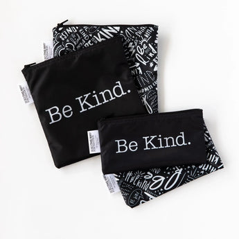 Reusable Snack Bag, Large 2-Pack: Be Kind - Bumkins