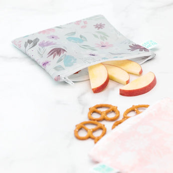 Reusable Snack Bag, Large 2-Pack: Floral & Lace - Bumkins