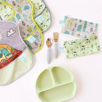 Reusable Snack Bag, Small 2-Pack: Cacti & Llamas - Bumkins