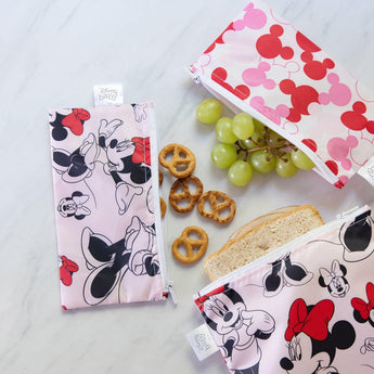 Reusable Snack Bag, Small 2-Pack: Minnie Mouse - Bumkins