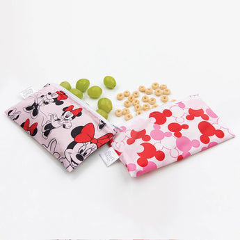 Reusable Snack Bag, Small 2-Pack: Minnie Mouse - Bumkins