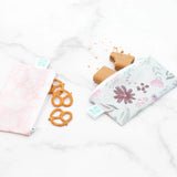 Reusable Snack Bag, Small 2-Pack: Floral & Lace - Bumkins