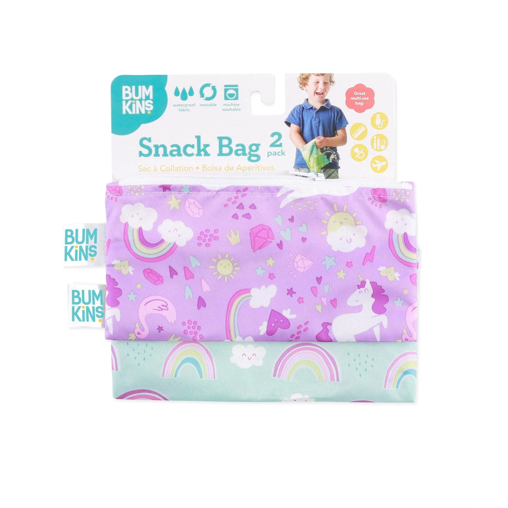 Duo of reusable watertight snack and sandwich bags | Galaxy | Ketto Design