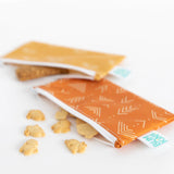 Reusable Snack Bag, Small 2-Pack: Sunshine and Grounded - Bumkins