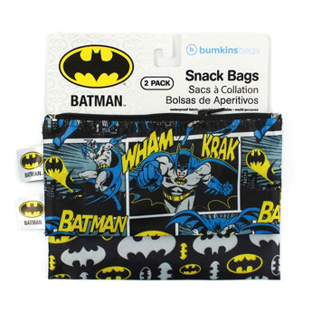 Reusable Snack Bag, Small 2-Pack: Batman - Bumkins