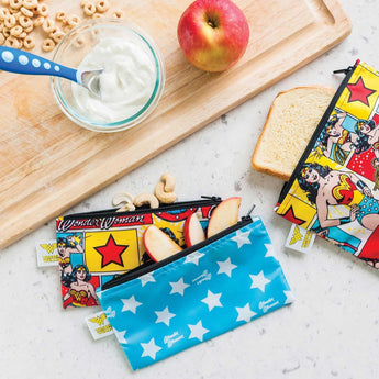 Reusable Snack Bag, Small 2-Pack: Wonder Woman - Bumkins