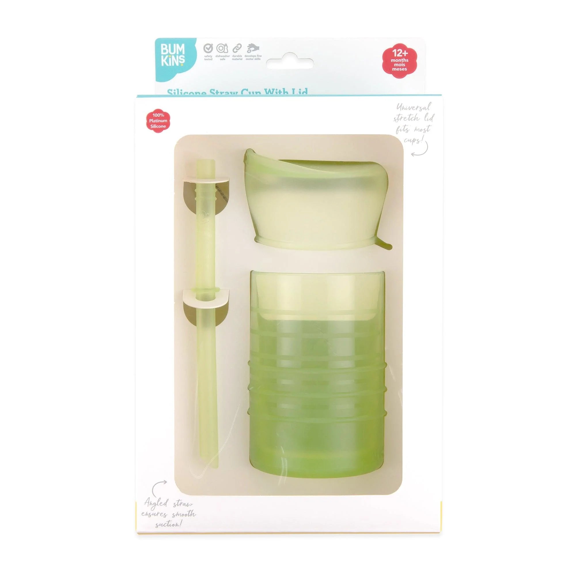 Buy Wholesale China Reusable Baby Silicone Straw Cup Toddler
