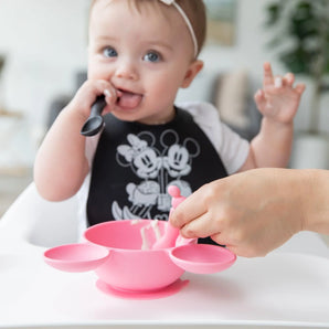 Silicone Dipping Spoons: Minnie Mouse (Black and Pink) - Bumkins