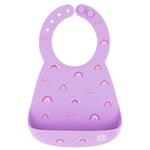 Silicone Bib: Rainbows - Bumkins