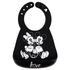 Silicone Bib: Mickey + Minnie Mouse - Bumkins