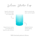 Silicone Starter Cup: Blue - Bumkins