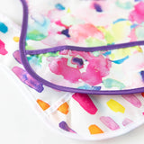 Starter Bib 2 Pack: Watercolor & Brush Strokes - Bumkins