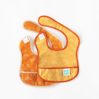 Starter Bib 2 Pack: Sunshine and Grounded - Bumkins