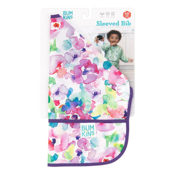 Sleeved Bib: Watercolor - Bumkins