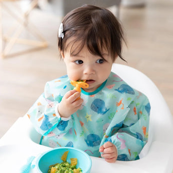 Sleeved Bib: Ocean Life - Bumkins