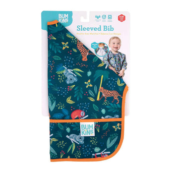 Sleeved Bib: Jungle - Bumkins