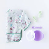 Sleeved Bib: Floral - Bumkins