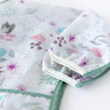 Sleeved Bib: Floral - Bumkins