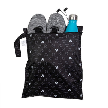 Wet Bag: Mickey Mouse Icon Black + White - Bumkins